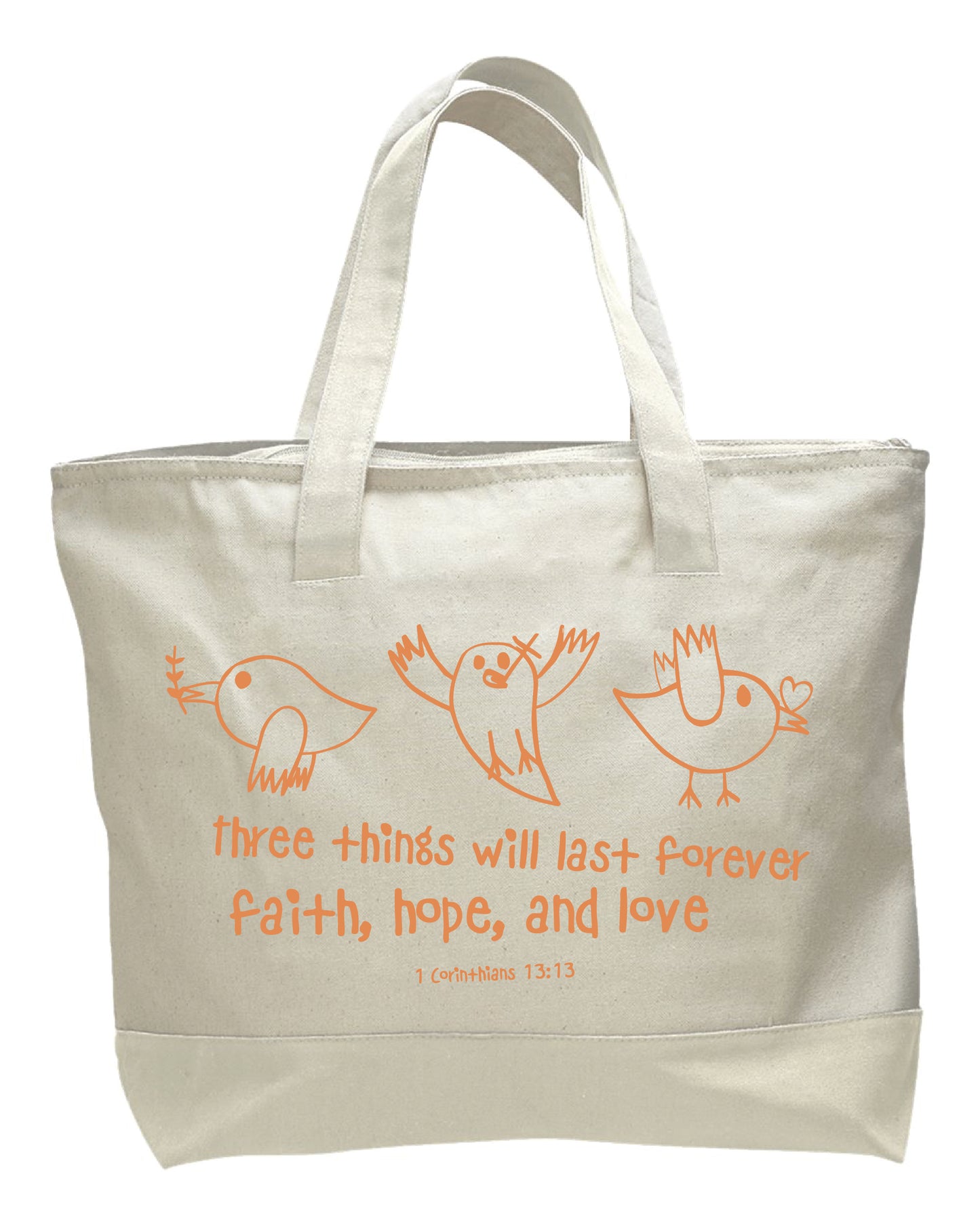 Faith Hope Love Tote Bag