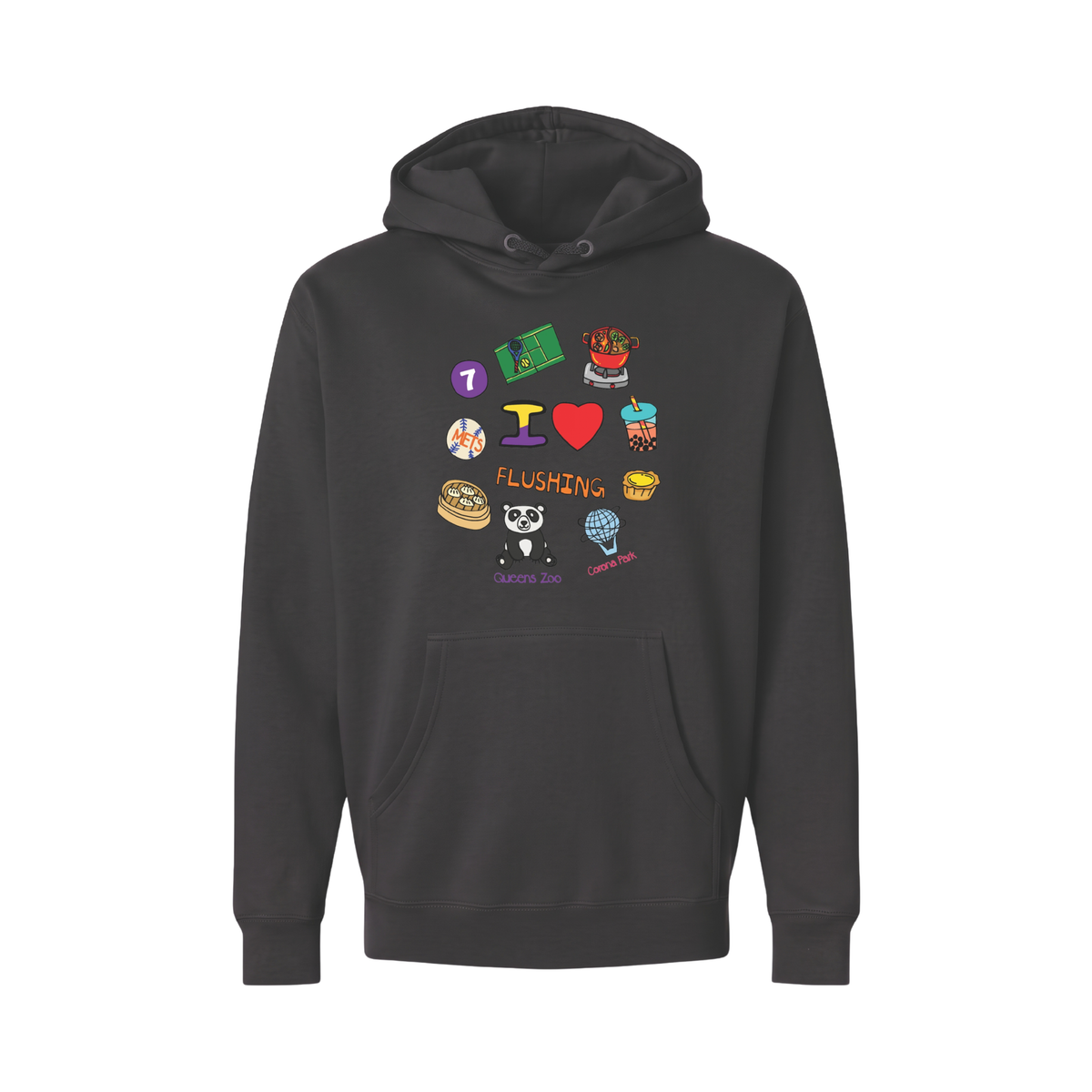 I Heart Flushing Hoodie