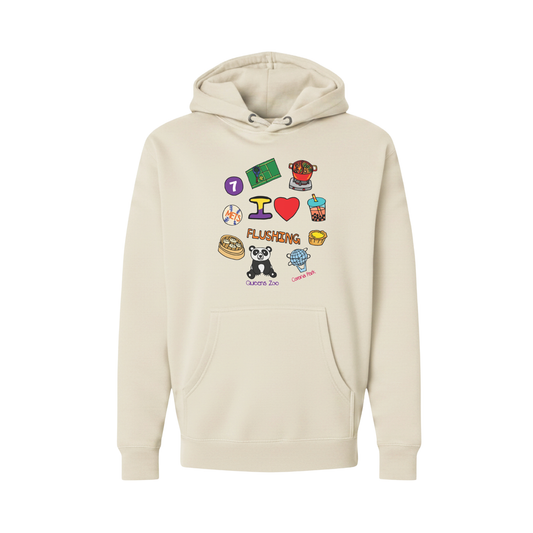 I Heart Flushing Hoodie